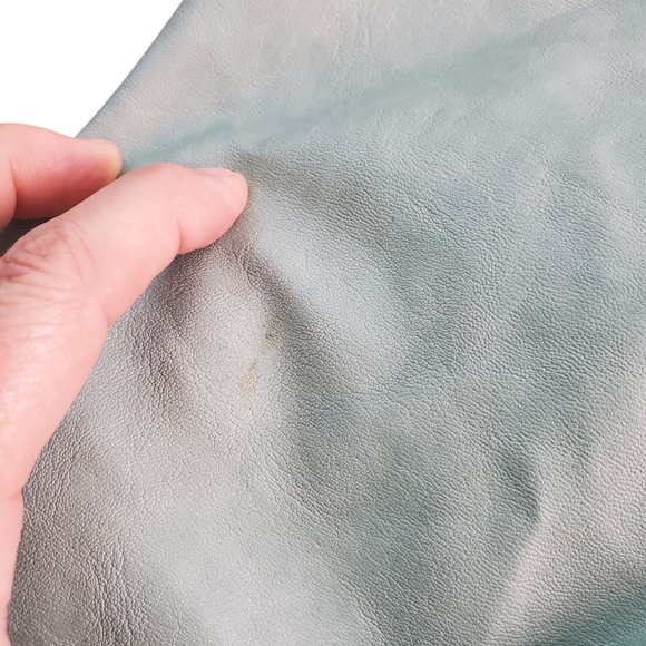 Women's Chico's Vegan Leather Jacket. Green. Chico's Size 2 (12 Or MED conv) - Picture 13 of 15